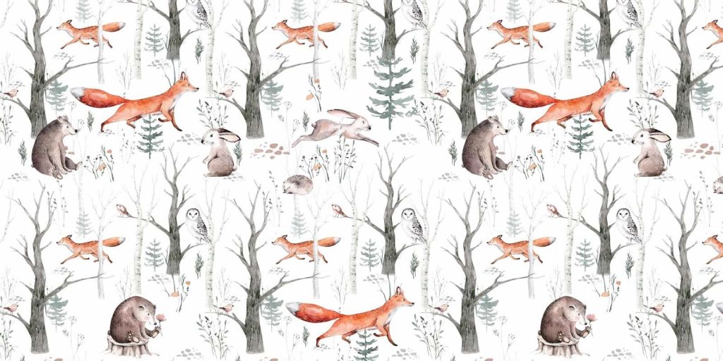 Leśne szepty Akwarela