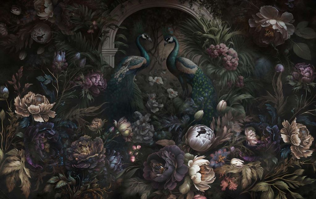 Szepty Pawich w Ciemnym Ogrodzie