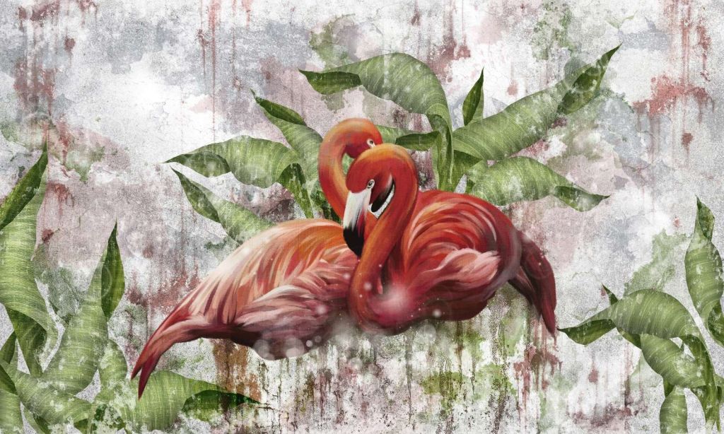 Flamingowy Duett Miłości