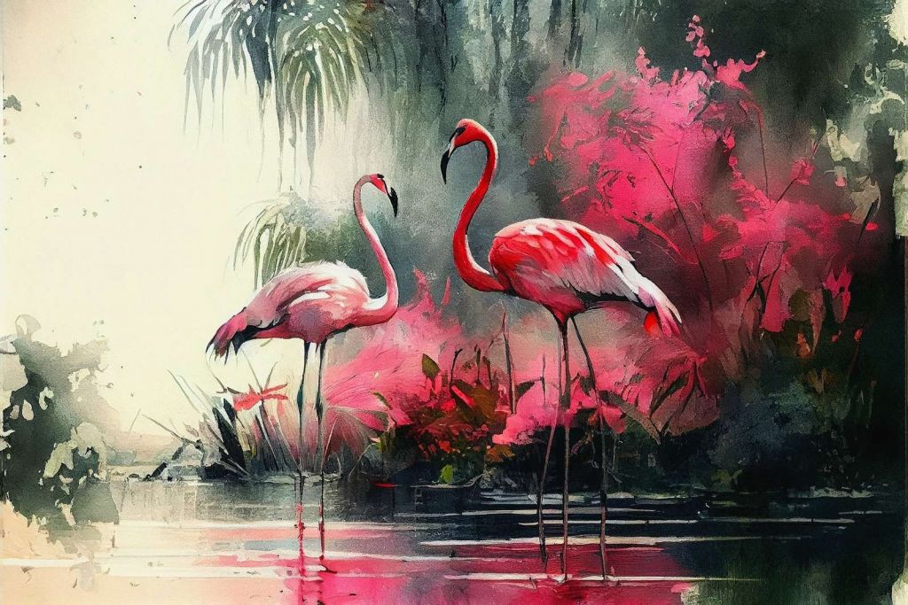 Karmazynowy Szkic Flaminga