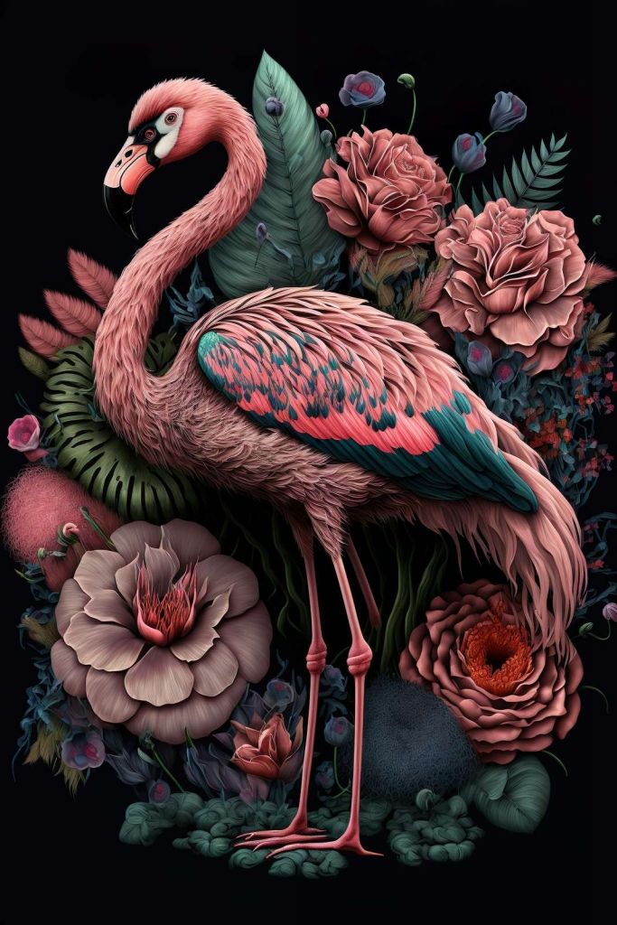 Noc Kwiatowej Prachty Flamingów