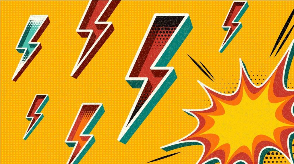 Błysk energii elektrycznej