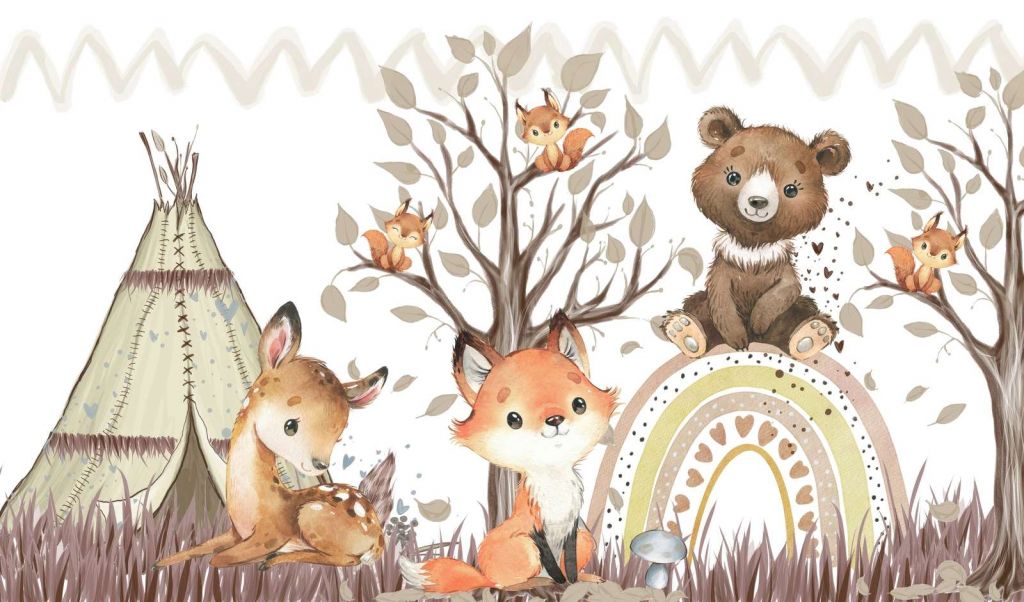 Przyjęcie w tęczowym lesie