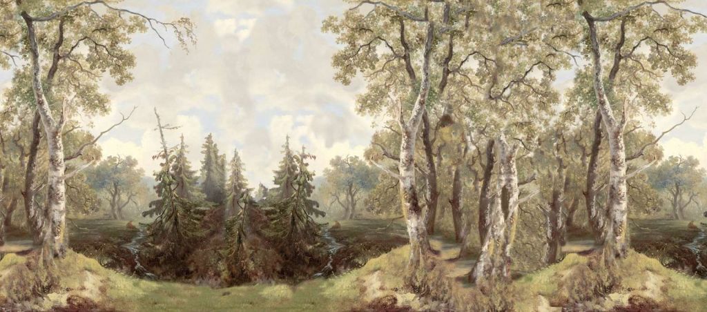 Kolor Krajobrazu Leśnego #1