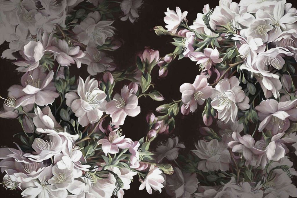 Kwiat jabłoni różowy