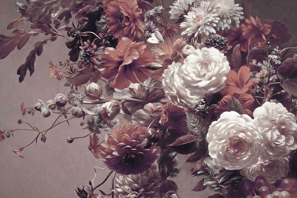 Duży bukiet z pomidorami pomarańczowymi