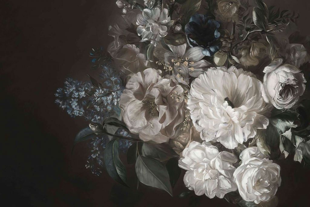 Bukiet z białym bzem