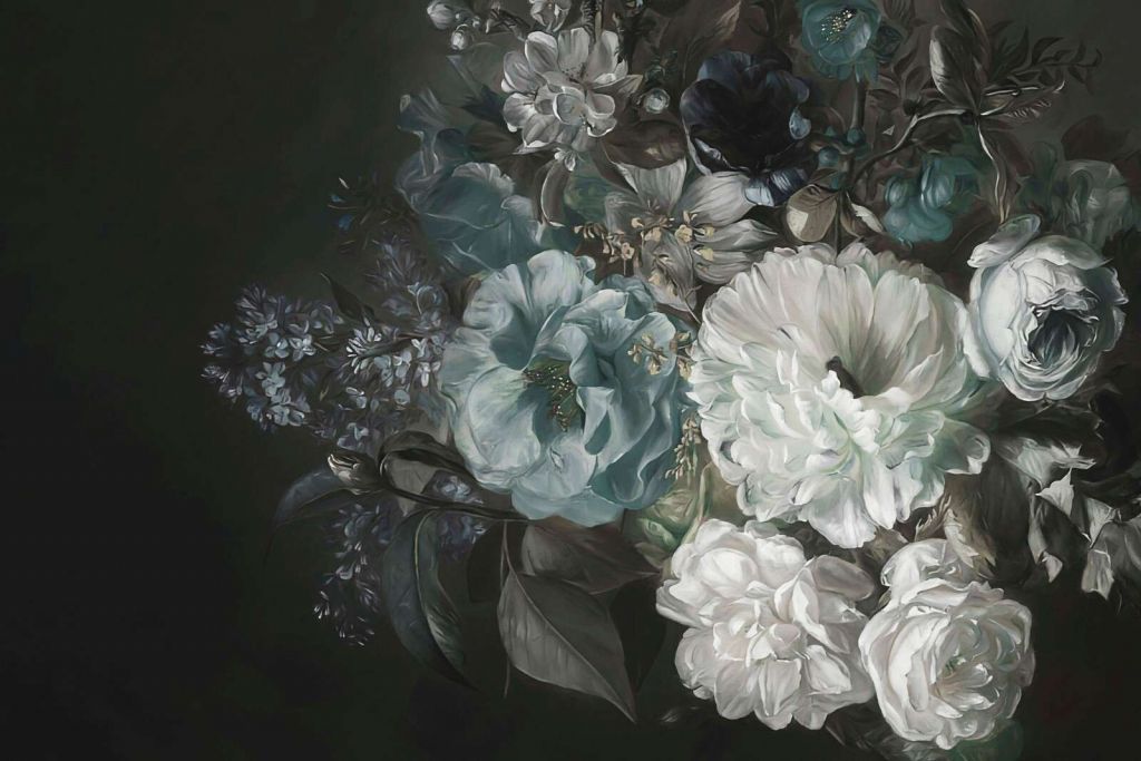 Bukiet z bzu niebieskiego