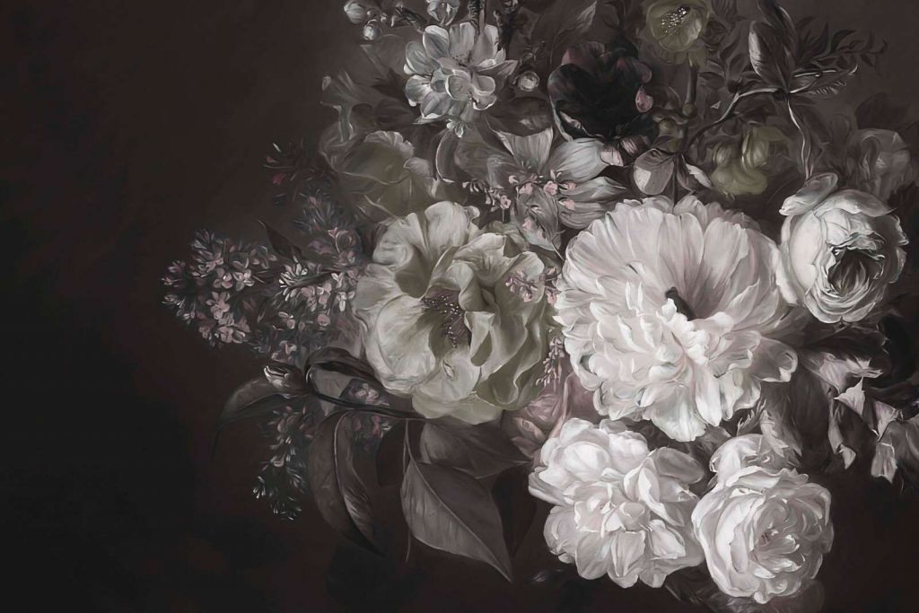 Bukiet z zielonym bzem