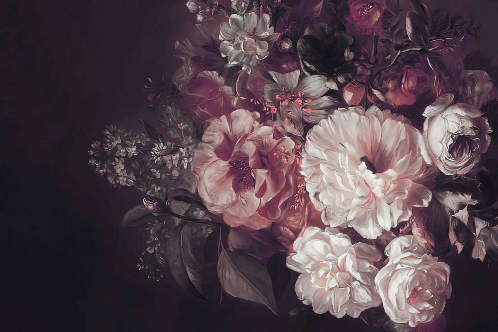 Bukiet z lilakami czerwonymi