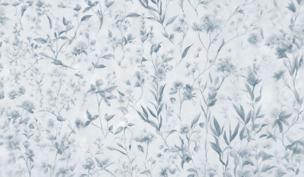 Delikatne gerbarium - jasnoniebieskie