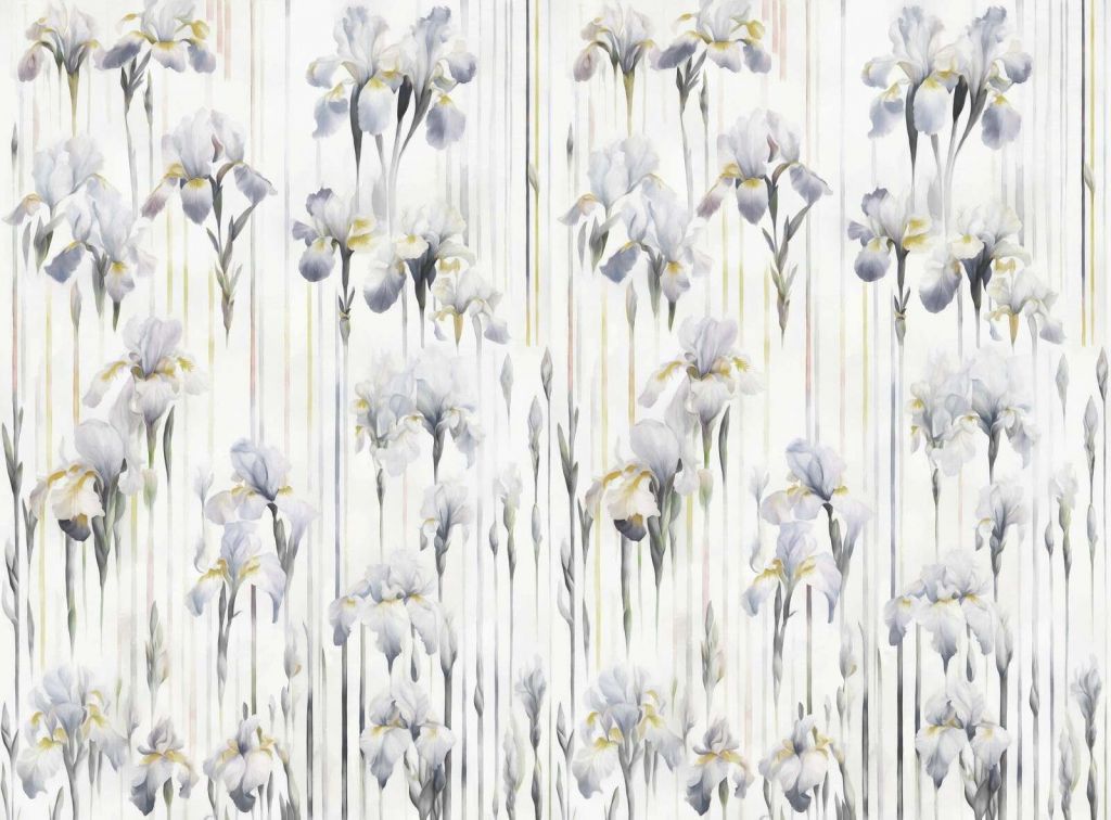 Irysy i paski bezszwowe szare