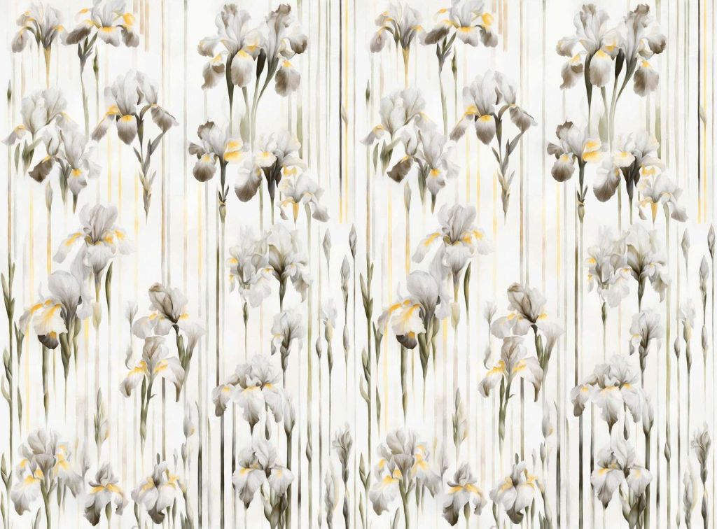 Irysy i paski bezszwowe sepia