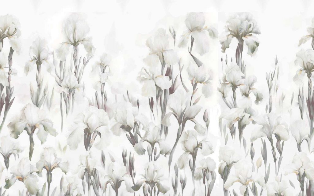 Irysy Tańczą Bezszwowy Beż