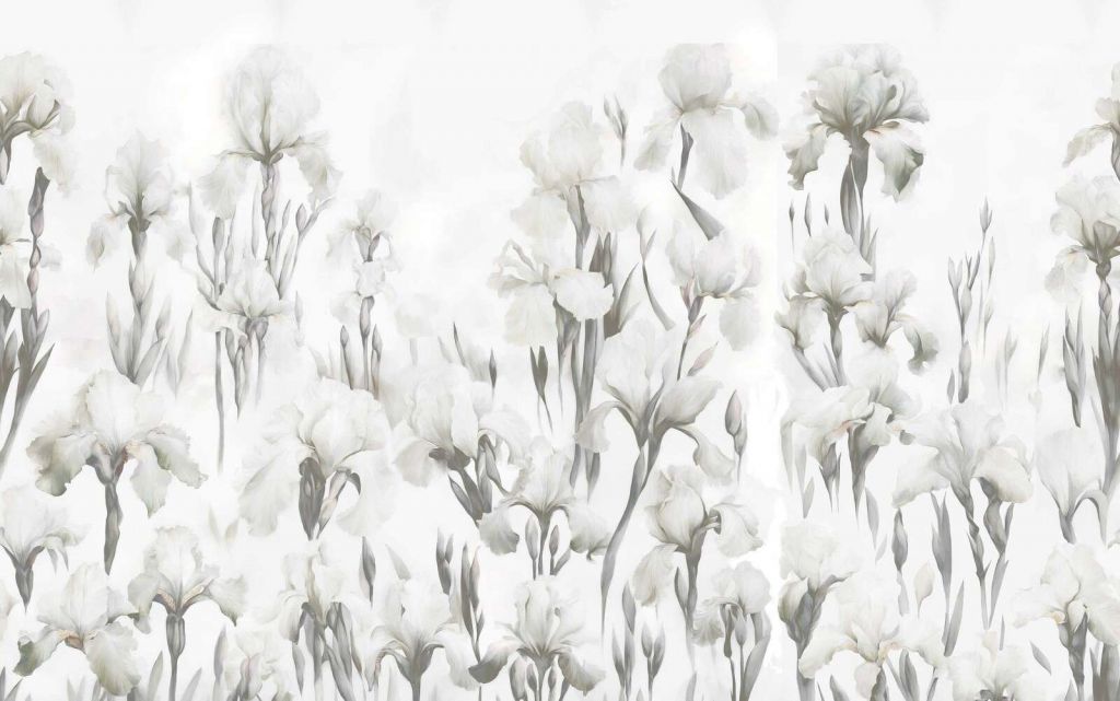 Irysy Tańczą Bezszwowo Ciepły Beż