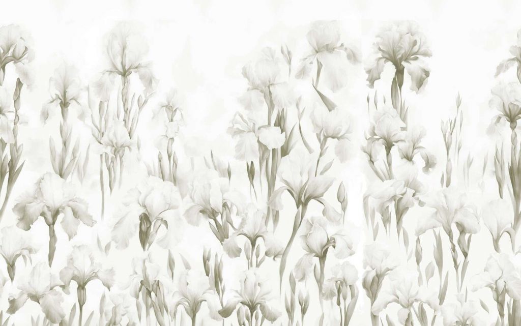 Irysy Tańczą Bezszwowe Światło Sepia