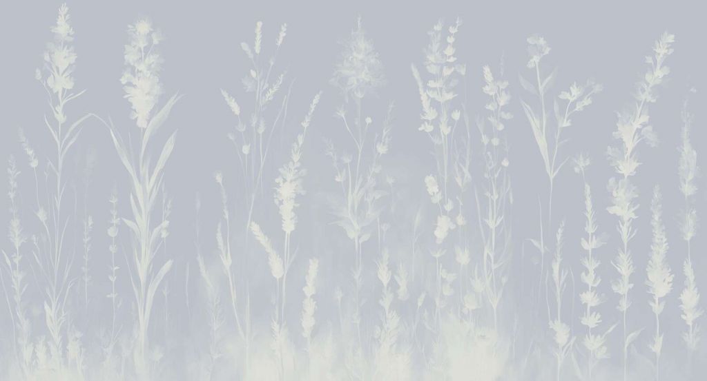 Lawendowa Polana Bezszwowy Przygaszony Niebieski