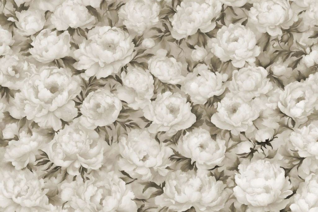 Ściana Peonii Żółta