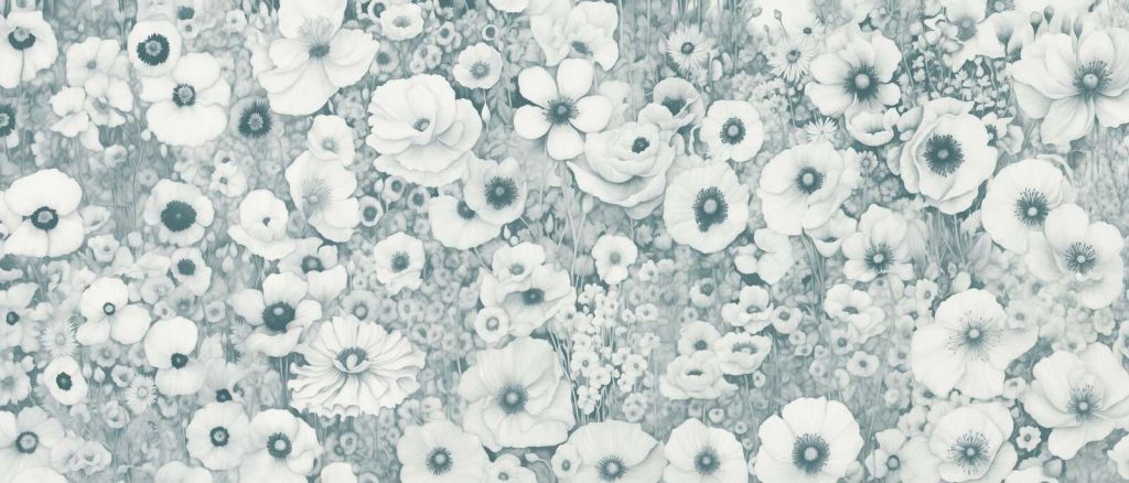 Poppy Tale Monochromatyczny Ocean