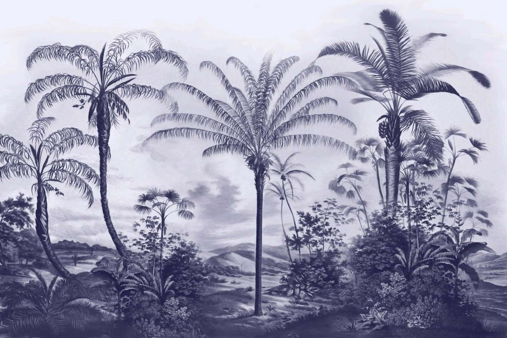 Romantyczne Tropiki Fioletowy