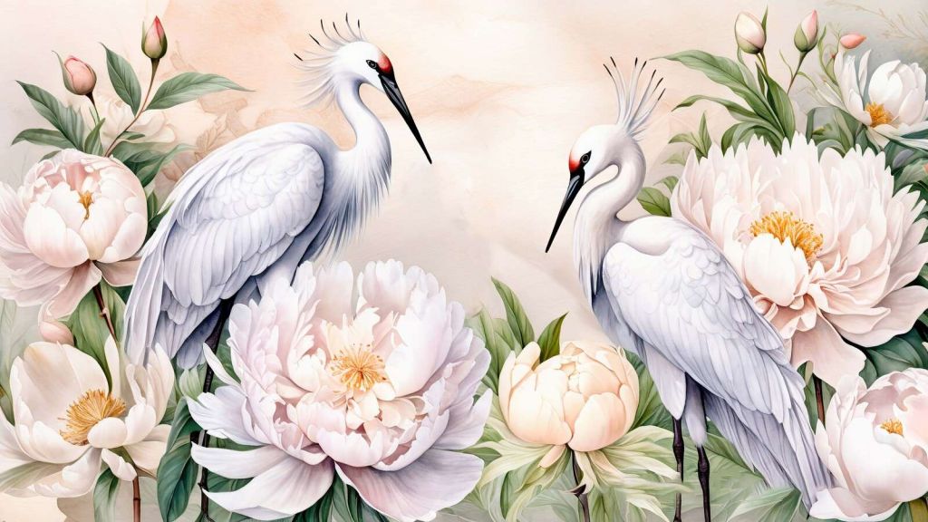 Bociany Romantyczne Pomarańczowe