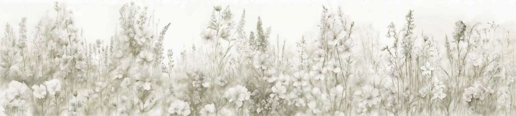 Tender English garden - taupe