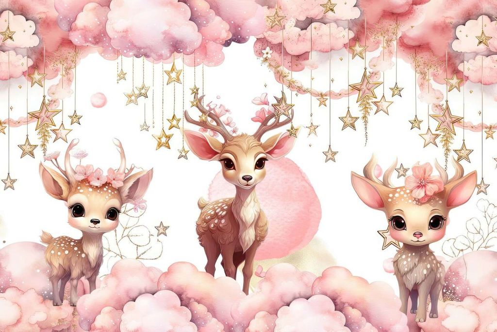 Dromerig hert między gwiazdami