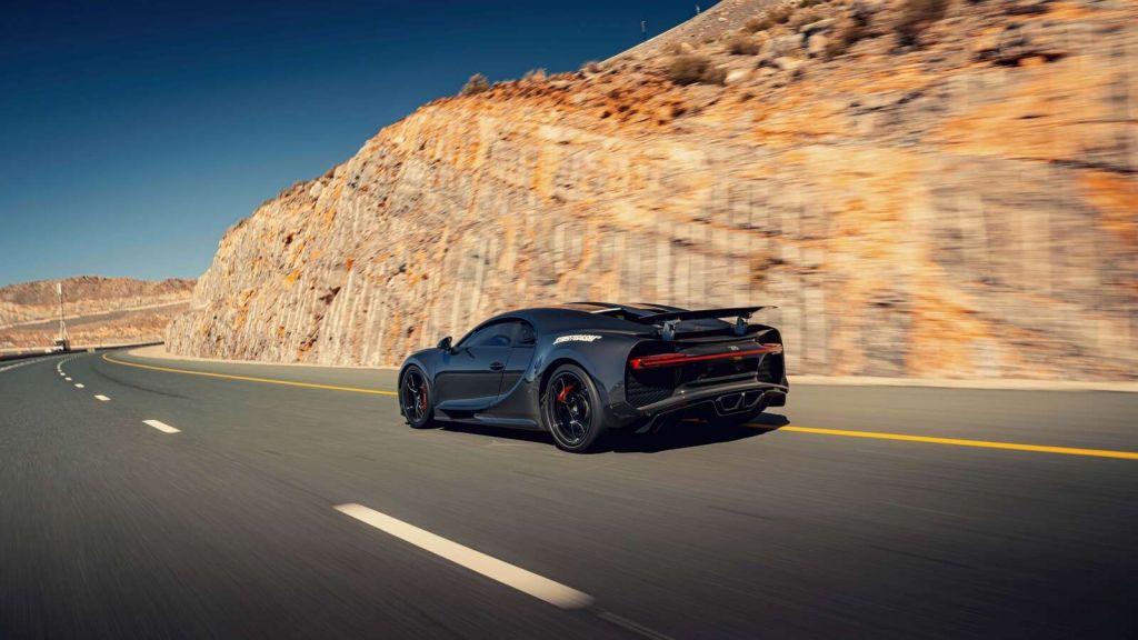 Bugatti Chiron Pur Sport w akcji