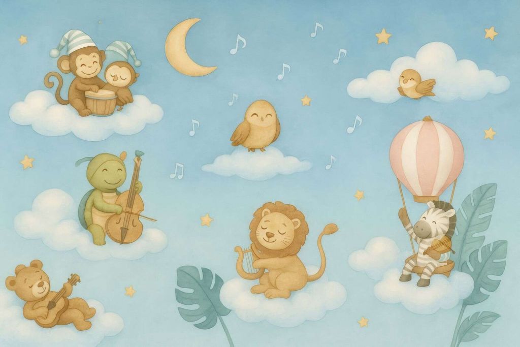 Nocny koncert w chmurach