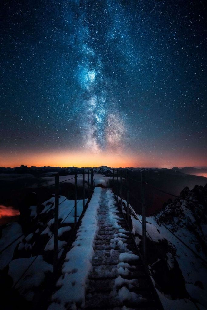 Ścieżka Gwiazd Nad Zasnieżoną Górą