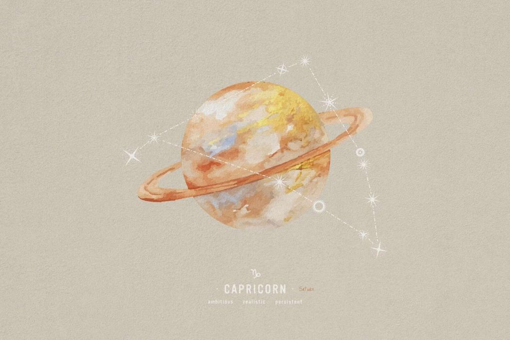 Koziorożec z Złotym Saturnem