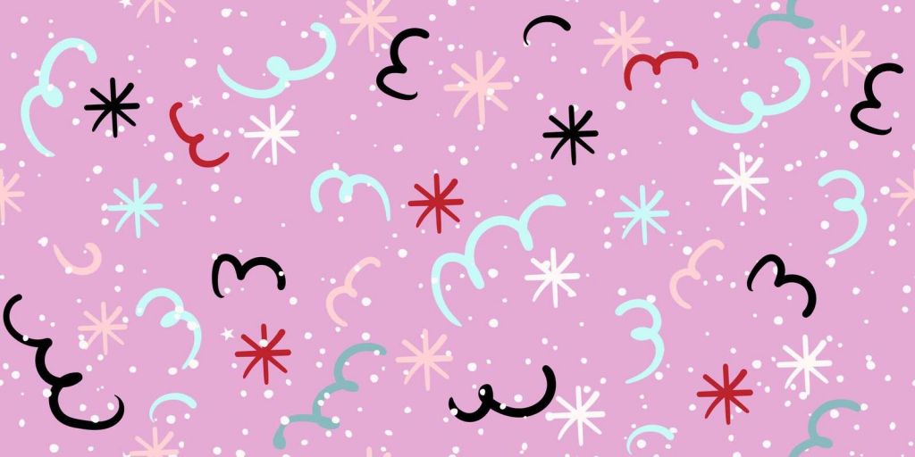 Konfetti w kolorze liliowym