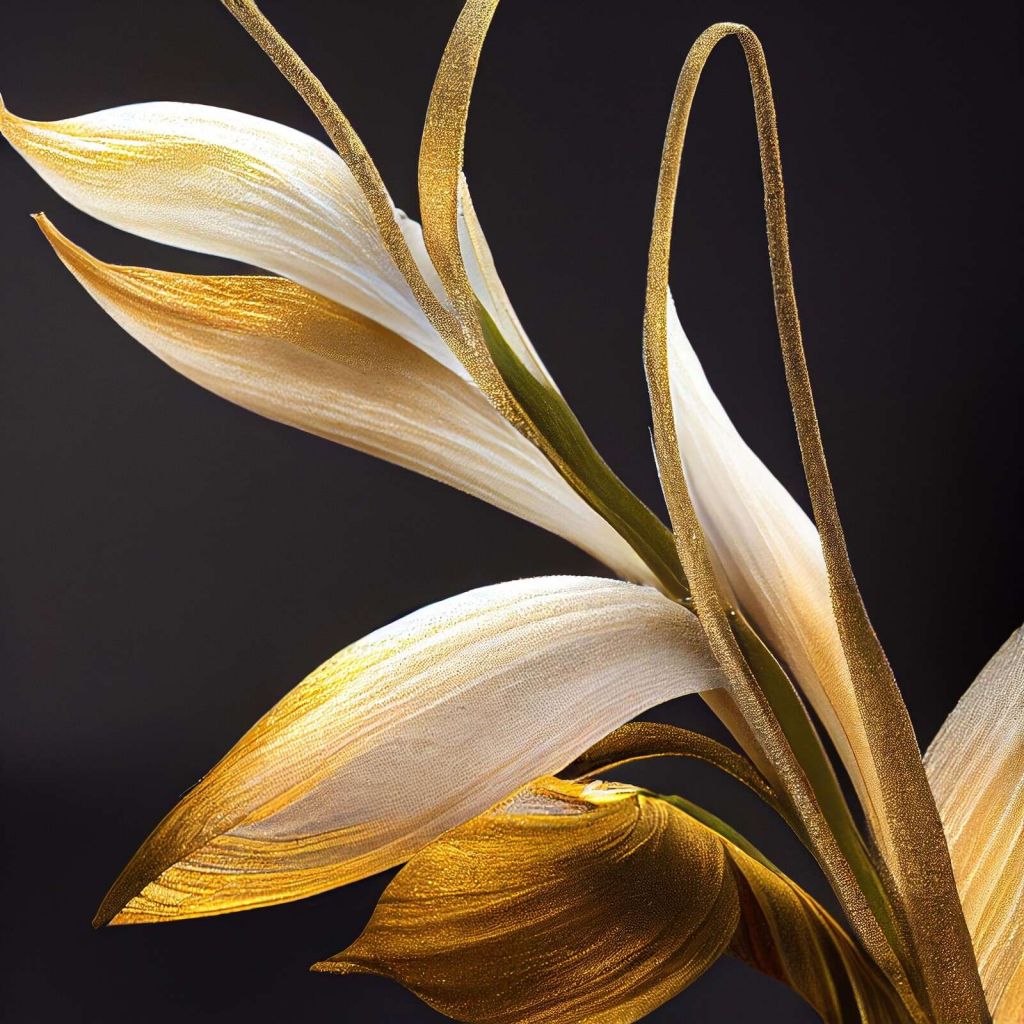 Makro kwiat storczyka Foxtail