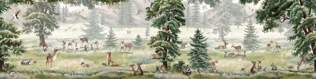 Zabawa w lesie - Panorama