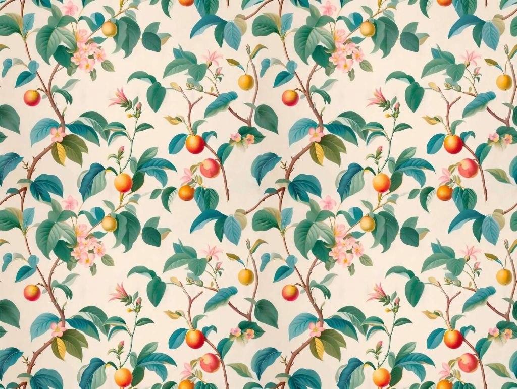 Gałęzie drzewa owocowego z kwiatami