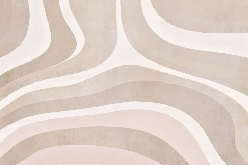 Retro boho kształty i formy piaskowy beż