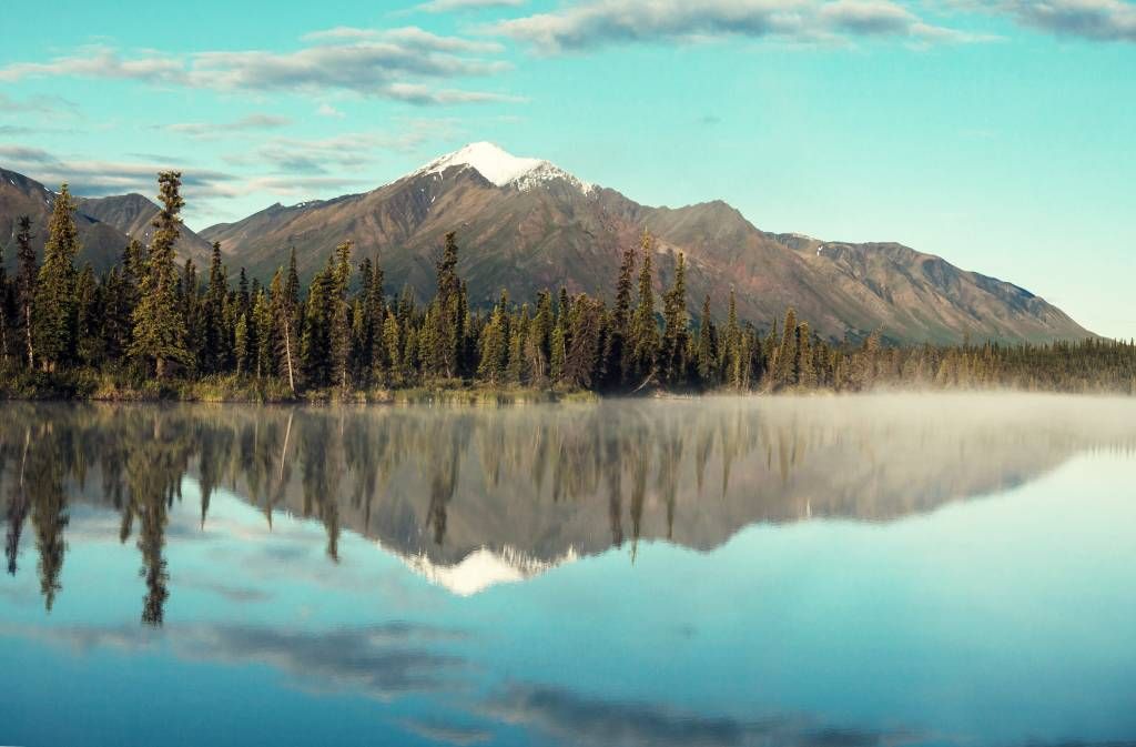 Mountains - Landschap in Alaska - Woonkamer
