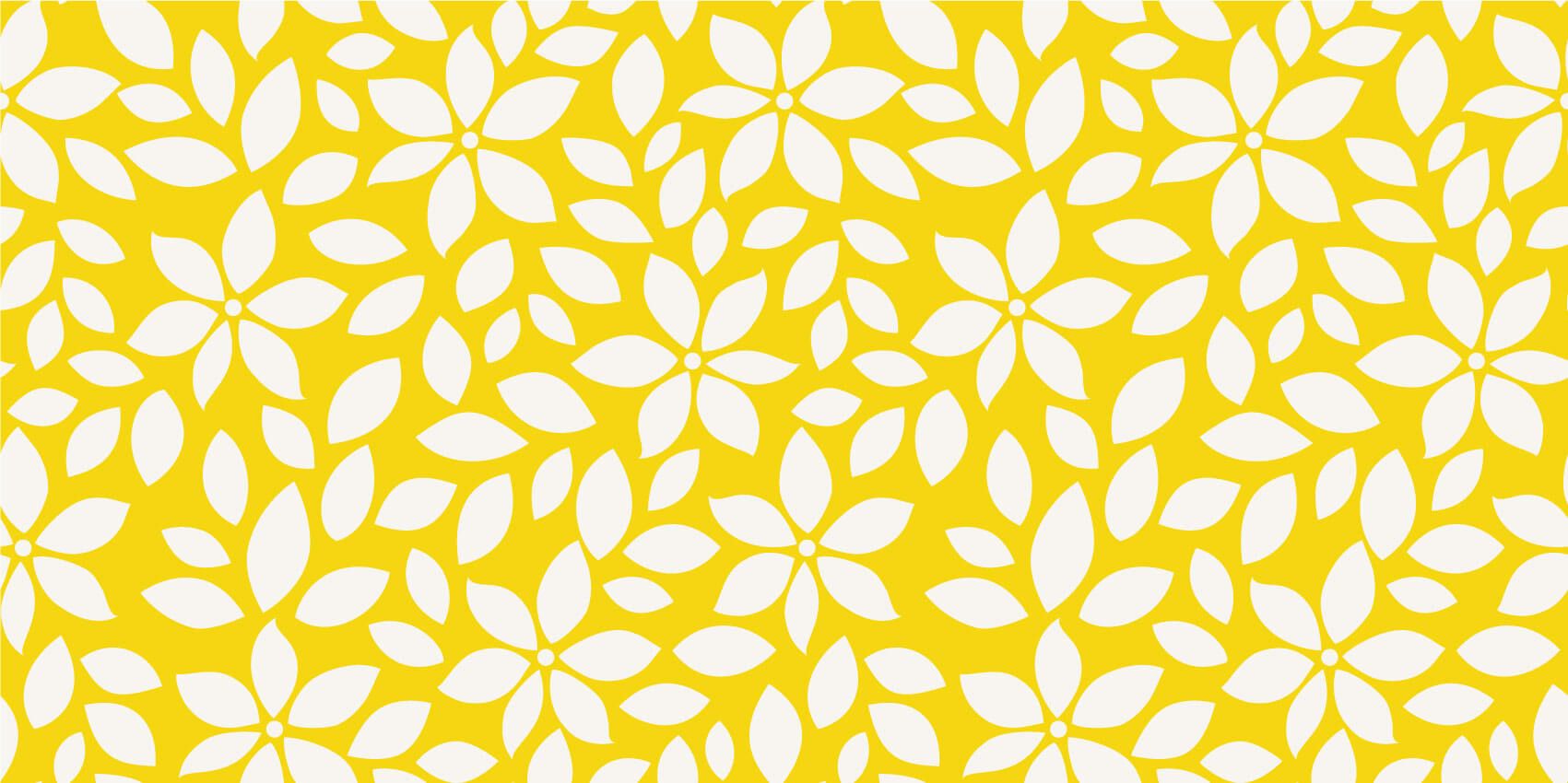 Other - Geel bloemenpatroon - Babykamer