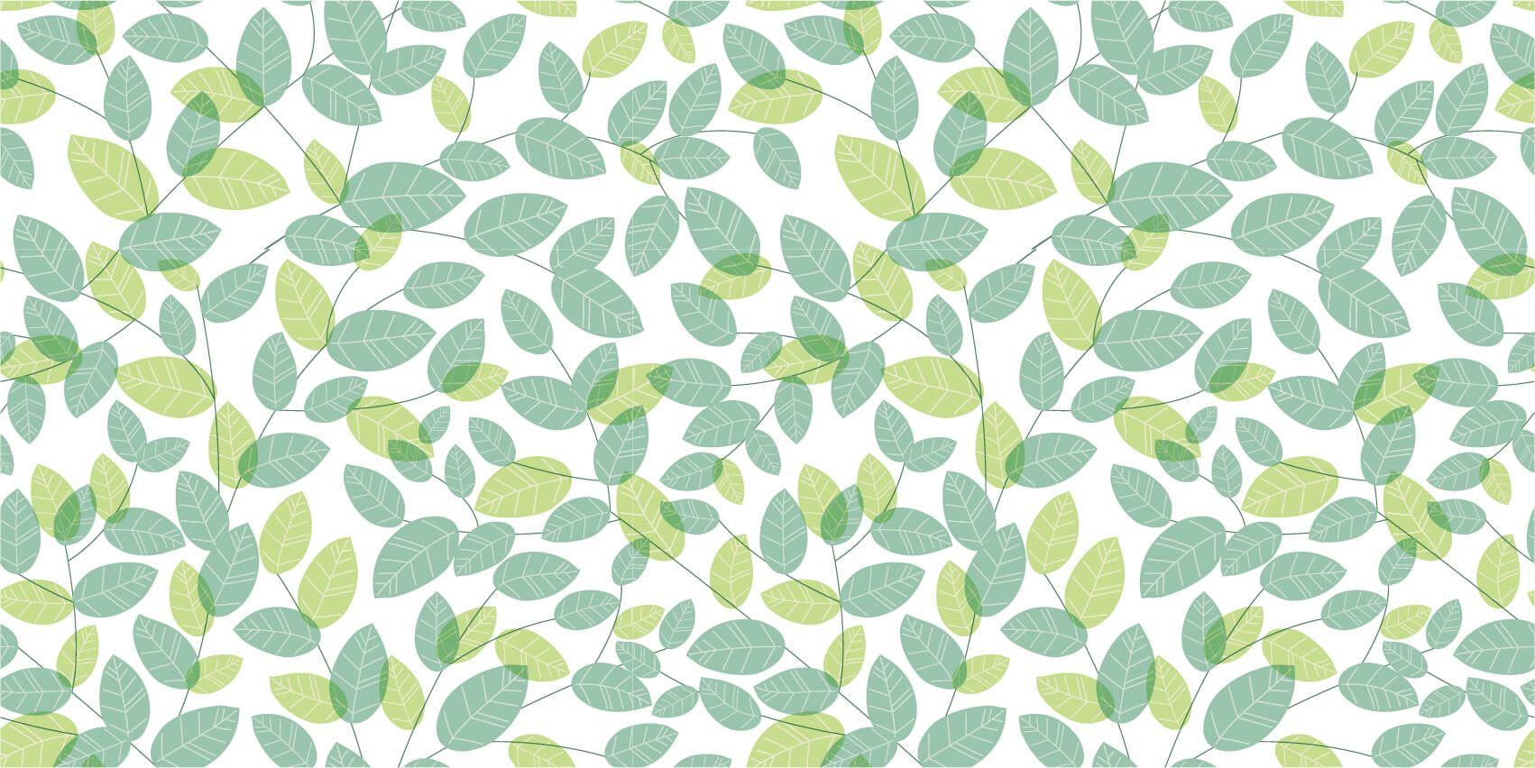 Leaves - Bladeren patroon - Hobbykamer