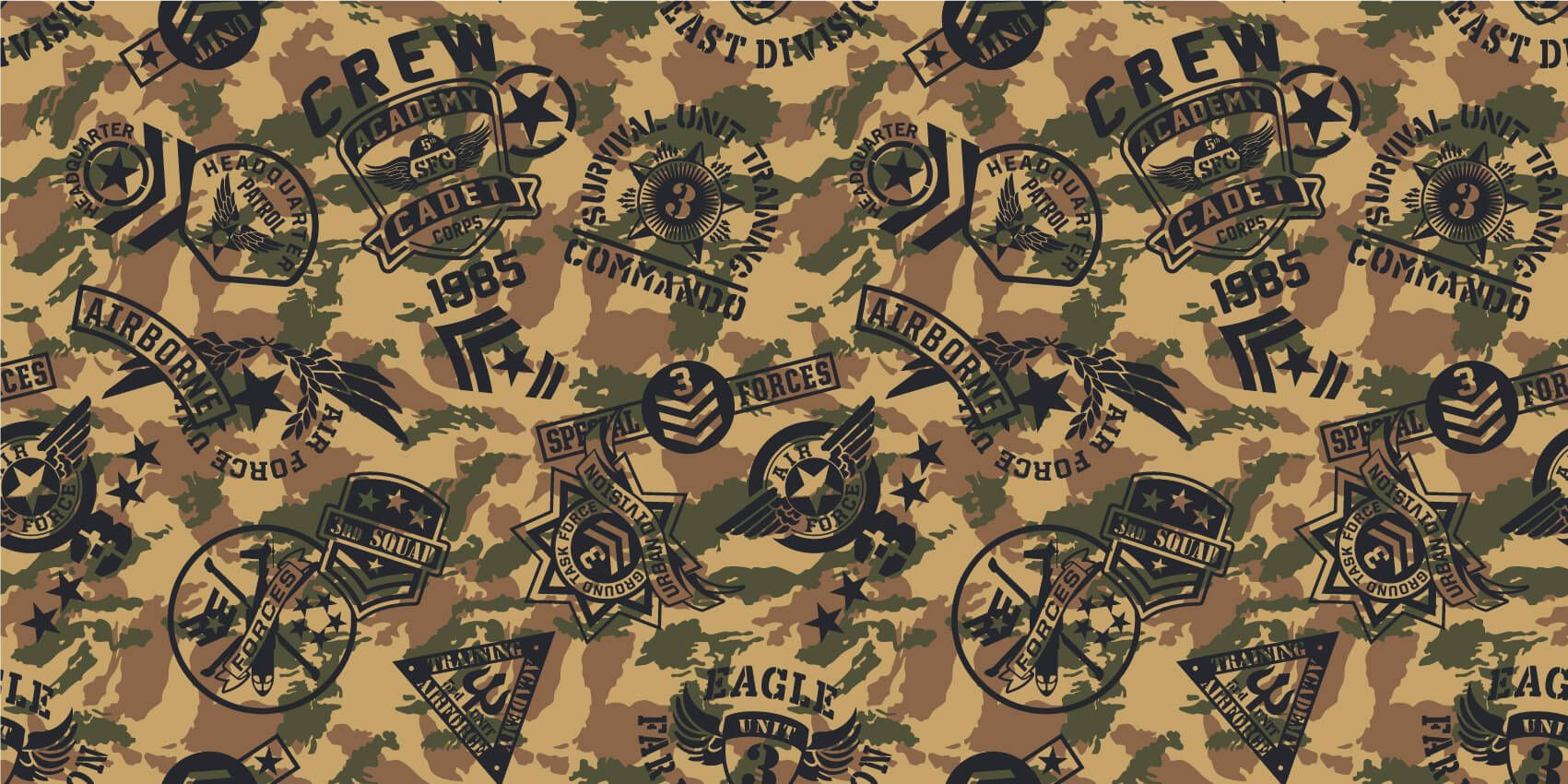 Other - Camouflage met logo's  - Kinderkamer