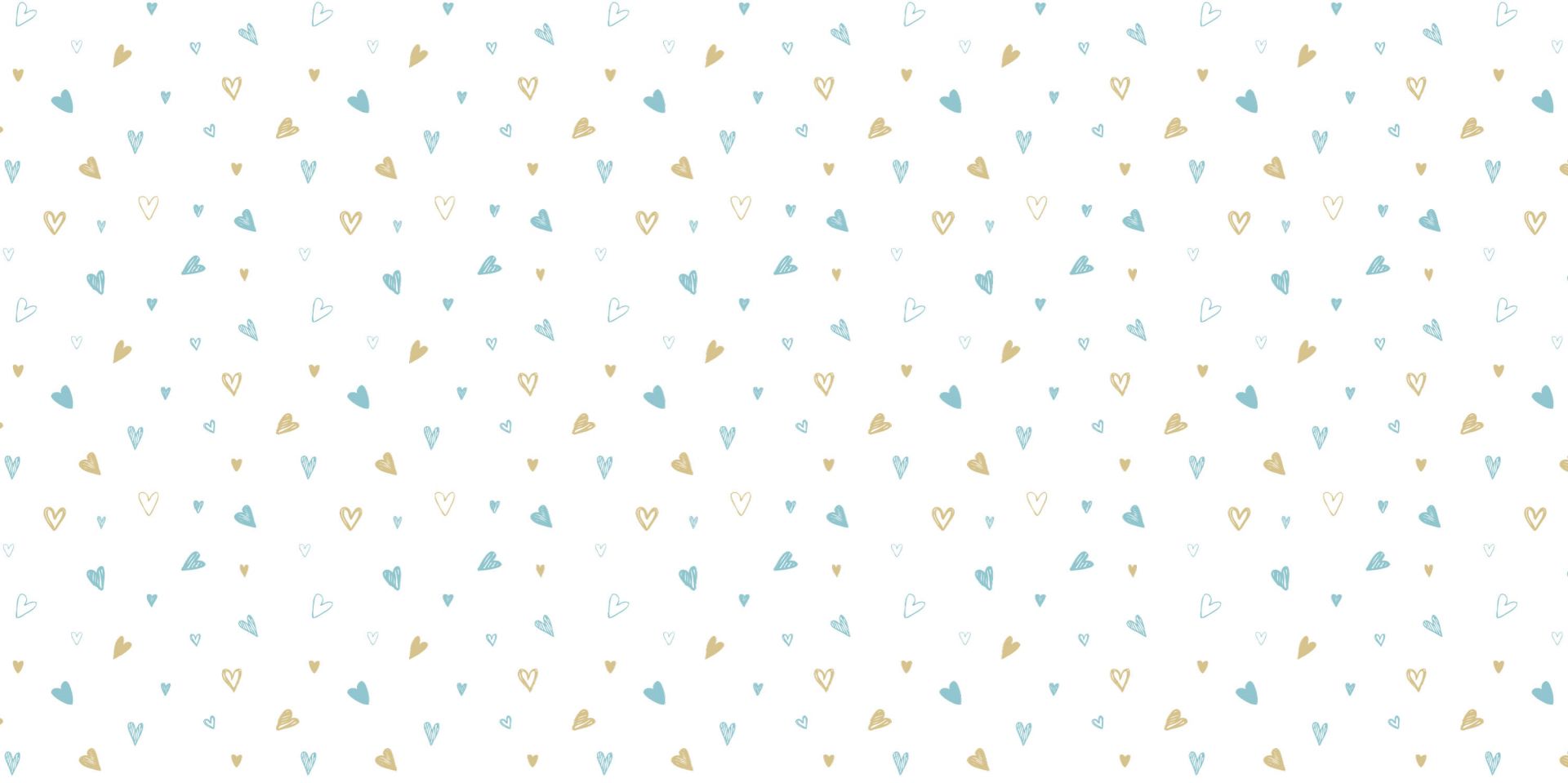 Niebieskie i złote serca