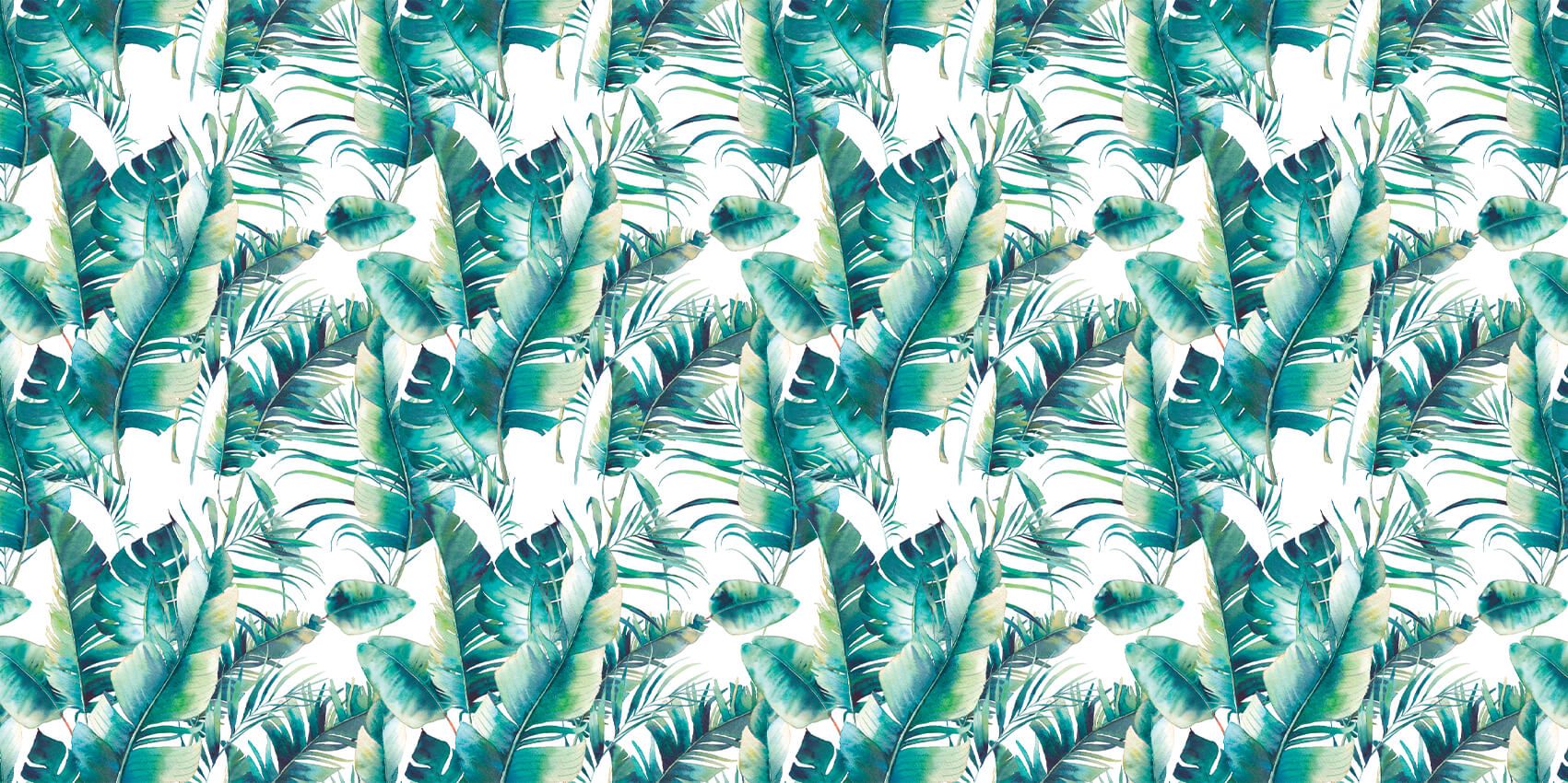 Malowane liście palmowe