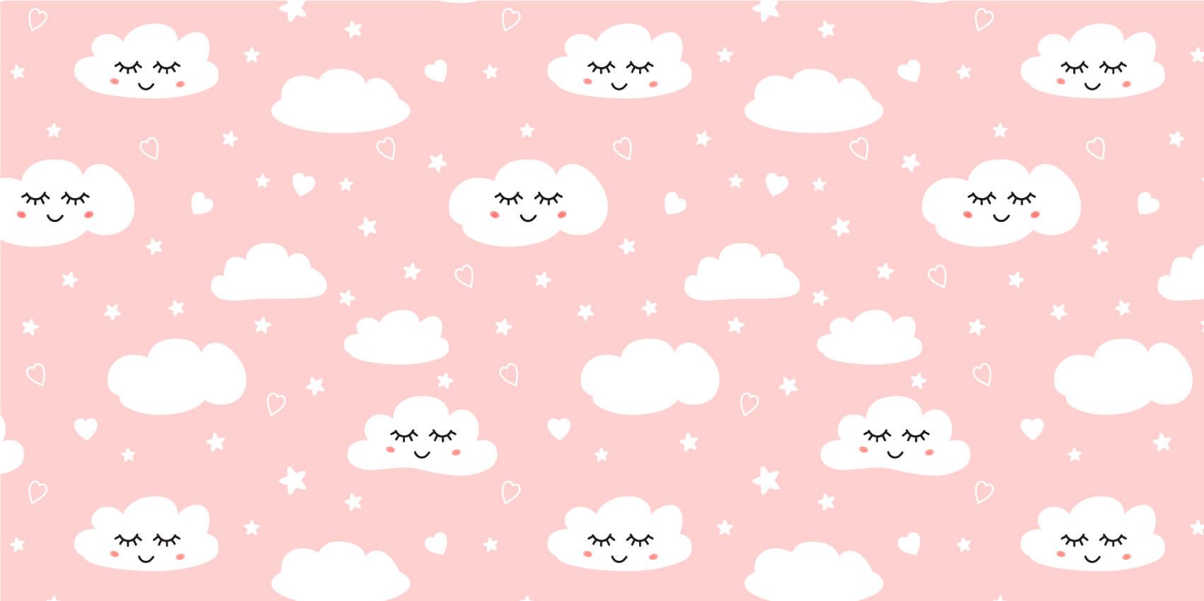 Śpiące białe chmury