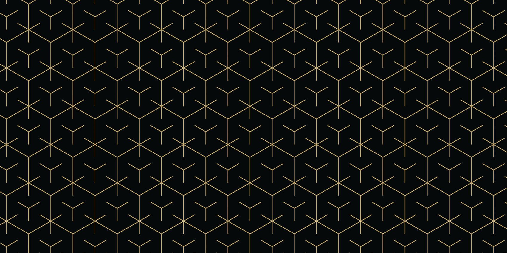 Geometryczne sześciokąty, czarne