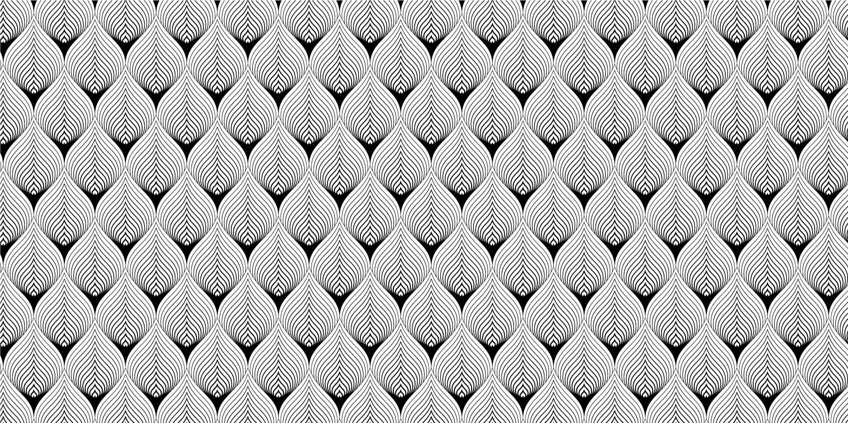 Abstrakcyjne płatki kwiatów