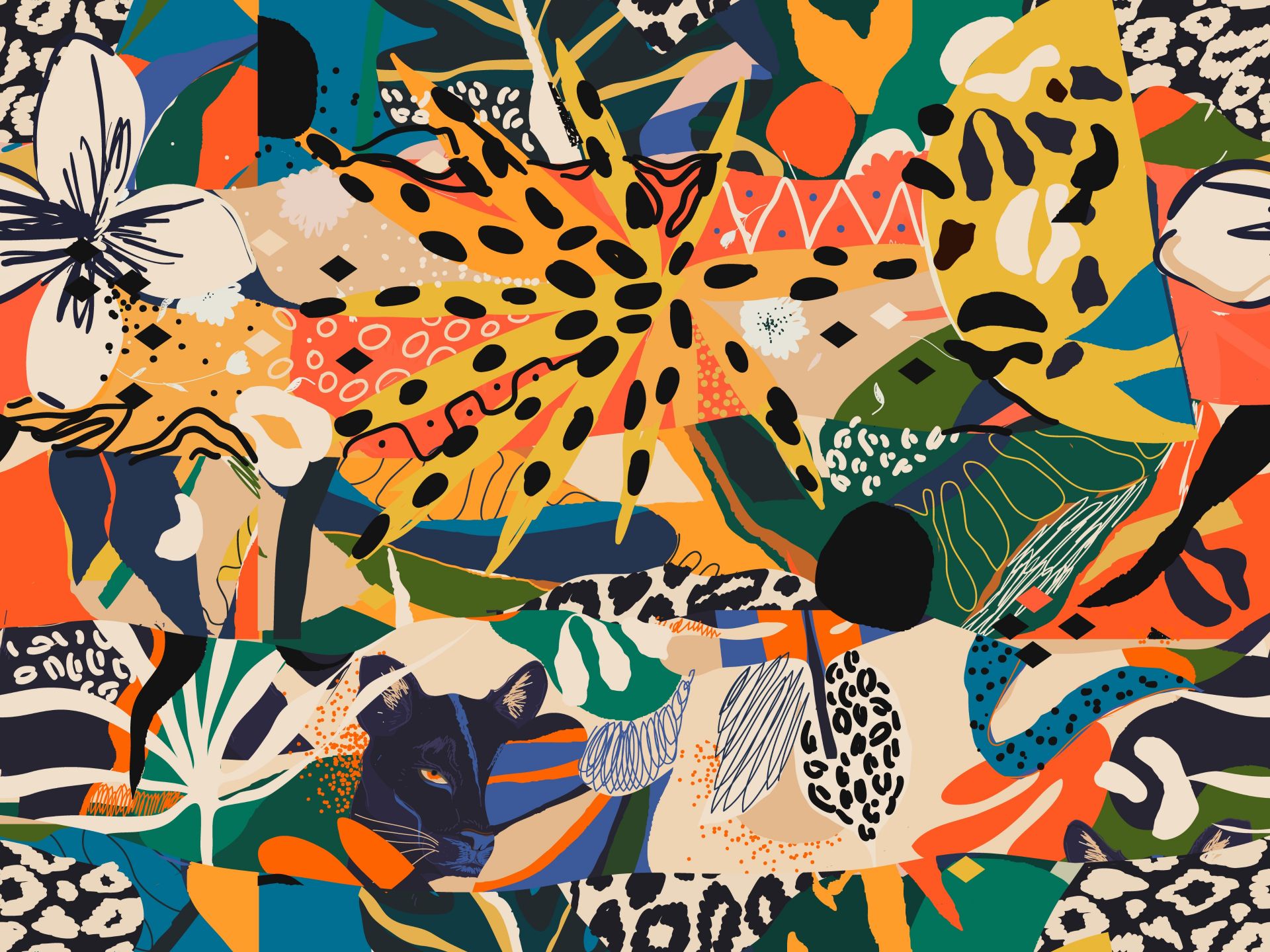 Egzotyczna ilustracja