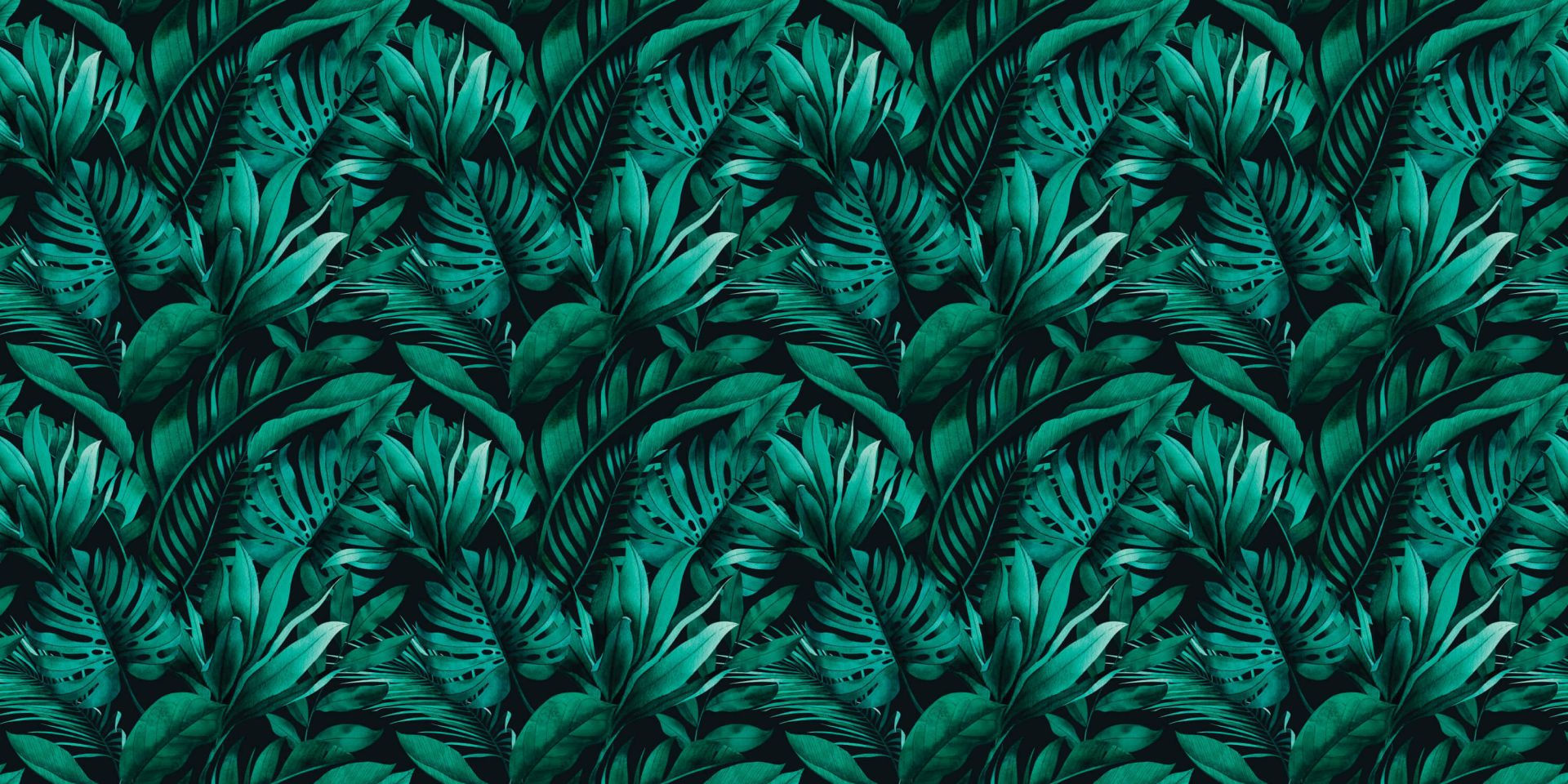 Różne zielone liście