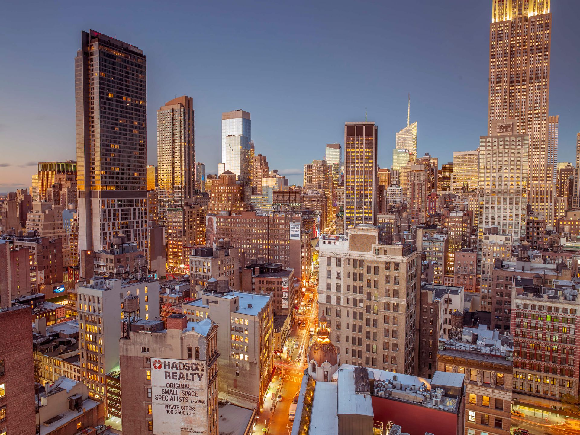 Nowy Jork wieczorem