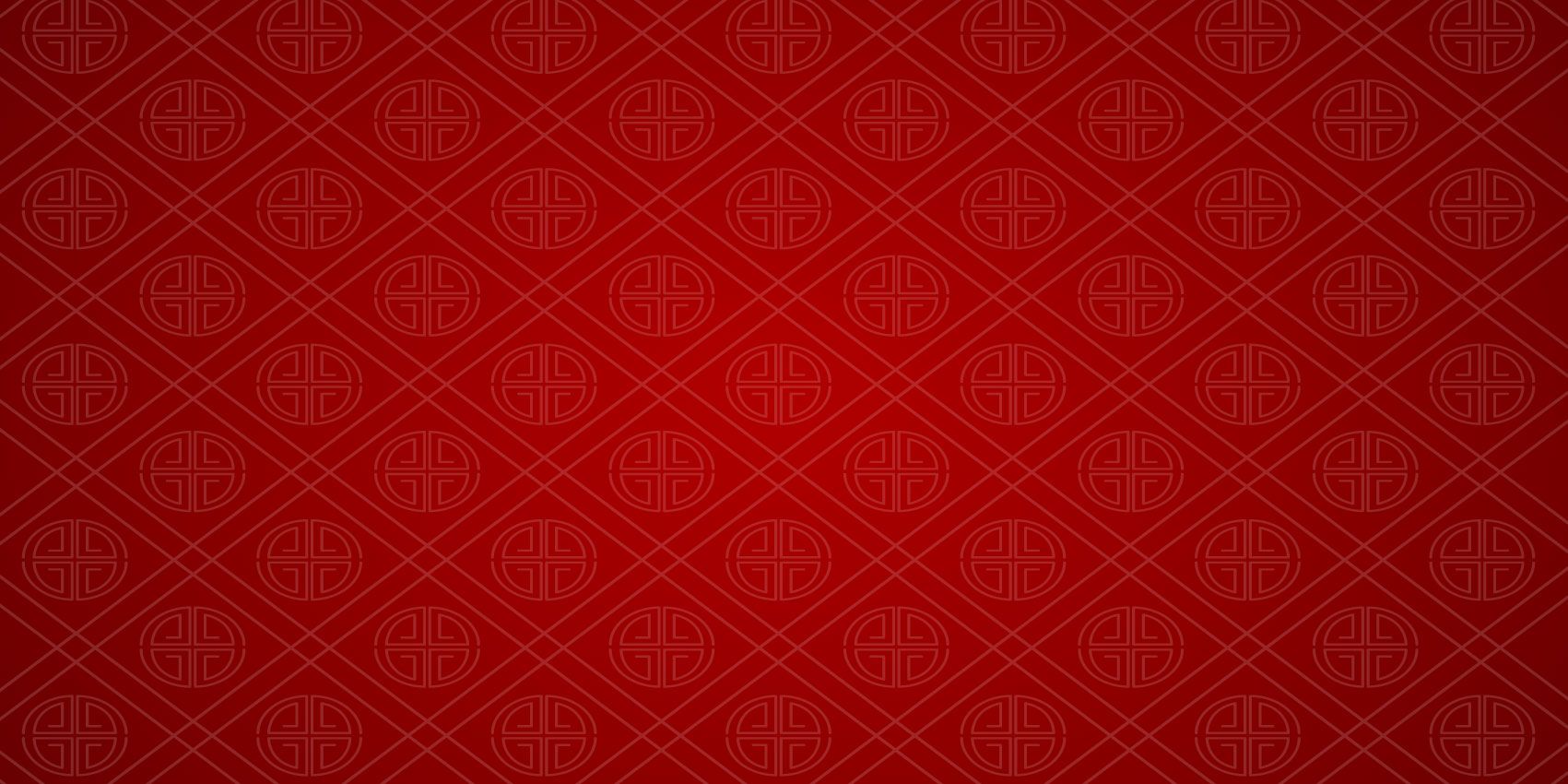 Czerwony chiński wzór