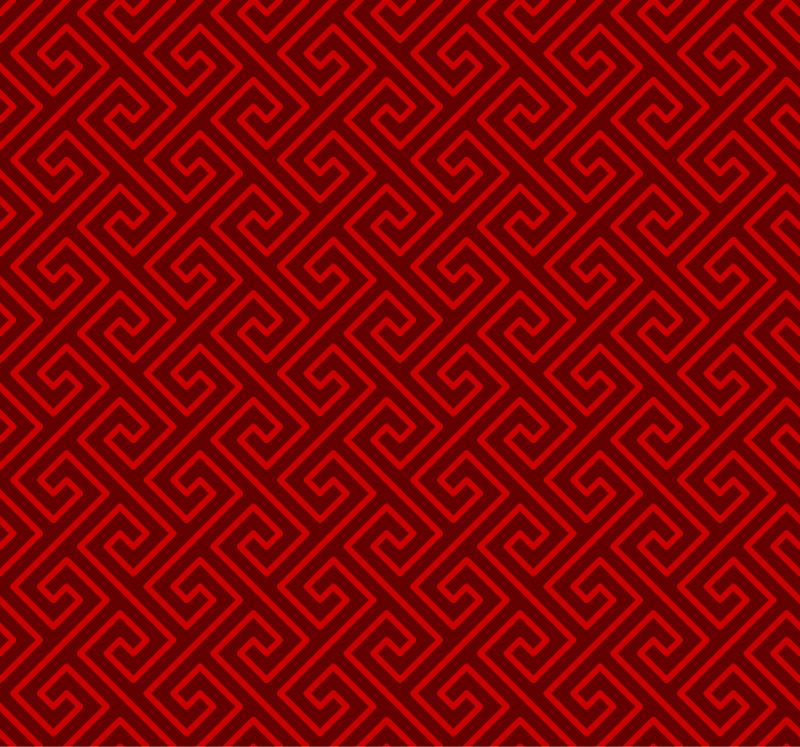 Modny chiński wzór